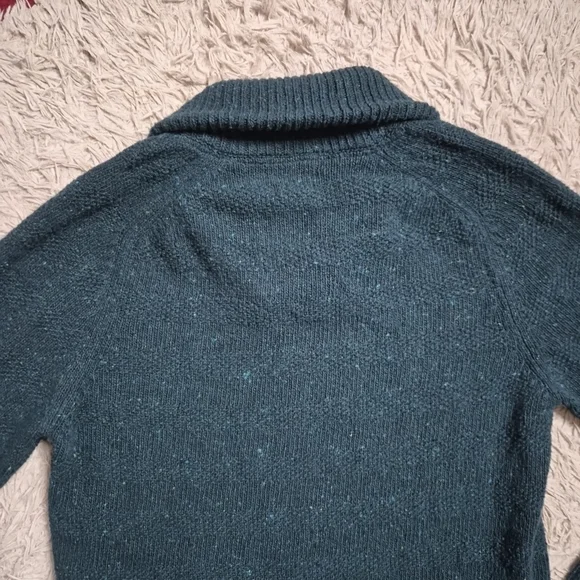 Massimo Dutti Sweater Wool Cashmere Size Medium M Shawl Neck Classic Preppy ✨️💫
